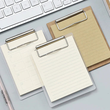 50sheets Mini Clipboard Notepads Sticky Note Multi-function Folder Board with Memo Pad for School Stationery Office Supplies