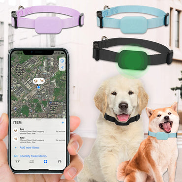 For iOS Puppy Collar Battery Operated Animal Tracking Movement Alert Collar Adjustable Pet Anti Lost Tracker Pet Supplies