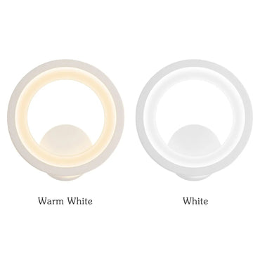 Round Wall Mount Light European Wall Sconces Lighting Wall Lamp Fixture for Bedside Corridor Bedroom Living Room Hallway Light