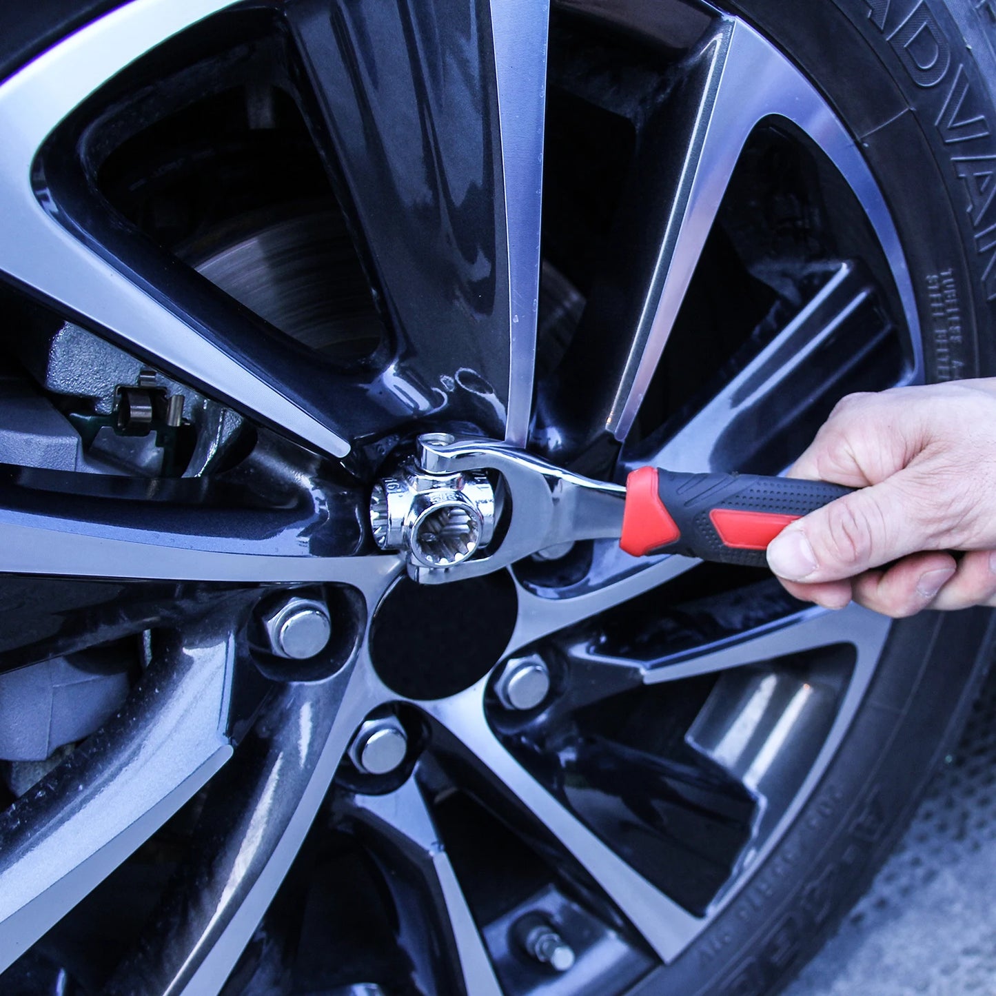 48 In 1 Universal Socket Wrench, Chrome Vanadium Steel, Multi-function Wrench Tool with 360 Degree Rotating Head Spanner Tool