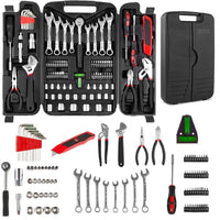 95PCS Mechanics Tool Set, General Purpose Mixed Sockets and Wrenches Auto Repair Tool Kit with Plastic Storage Case