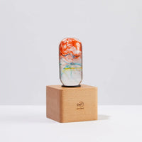 Creative Epoxy Resin Wood Light Lamp, Handmade Multi Color Aquatic Ocean Lamp Led Night Light Desktop Decor Birthday Gift