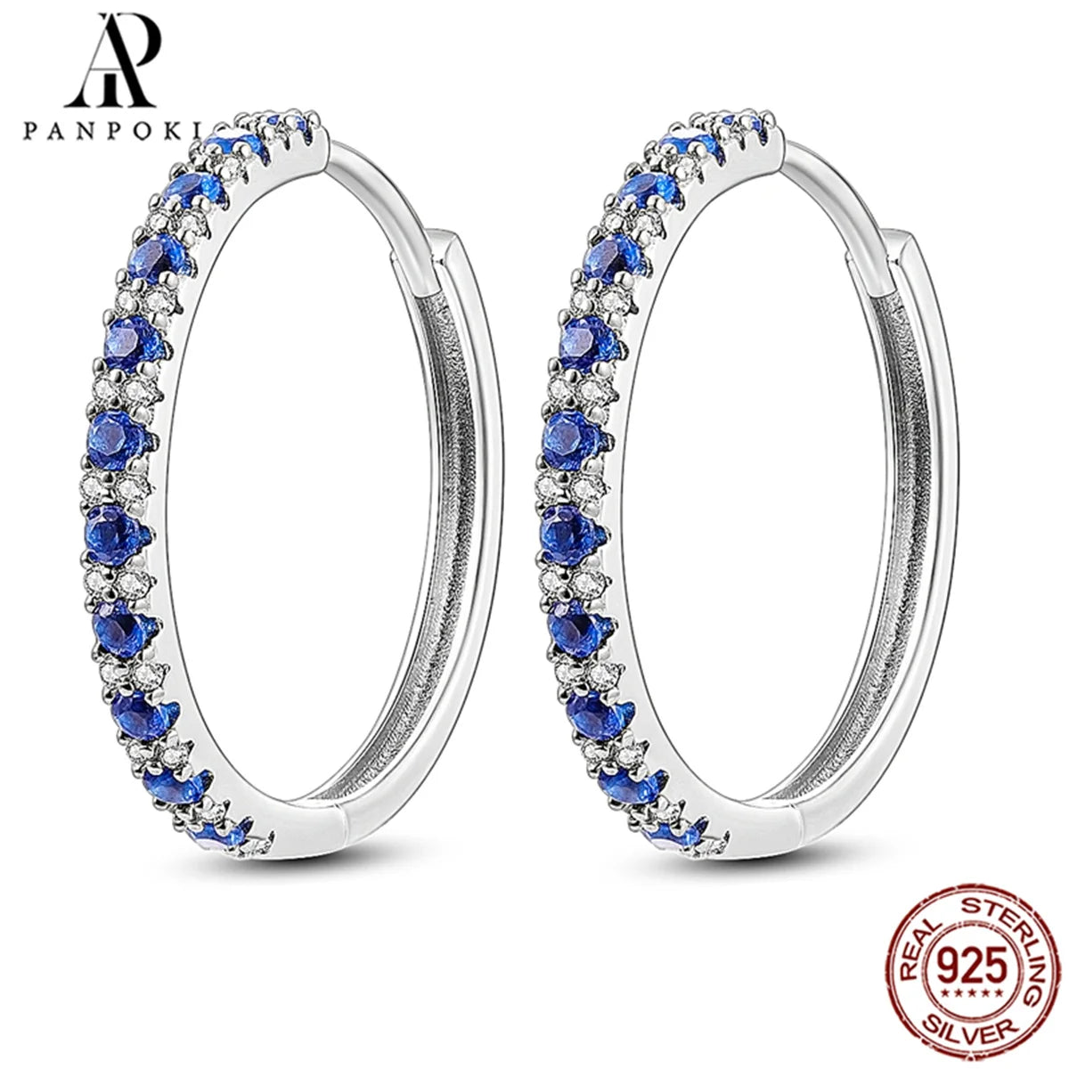 HOT 65 Style Sterling Silver 925 Pave Shiny CZ Heart Hoop Earrings Fit Original Earrings Fine Women Jewelry Fine Fashion Gifts