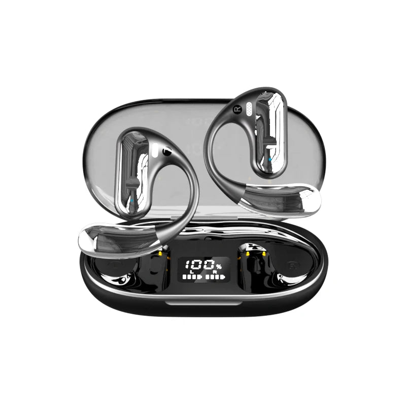 TWS Wireless Earphone, Bluetooth Headphones with Mic, 48H Stereo Headset,Lightweight and Comfortable Sports Earbuds, for Running
