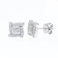 Orginal Silver 925 Stud Earrings for Men Women Luxury D Color Moissanite GRA Certified Push Back HipHop Wedding Jewelry Gifts