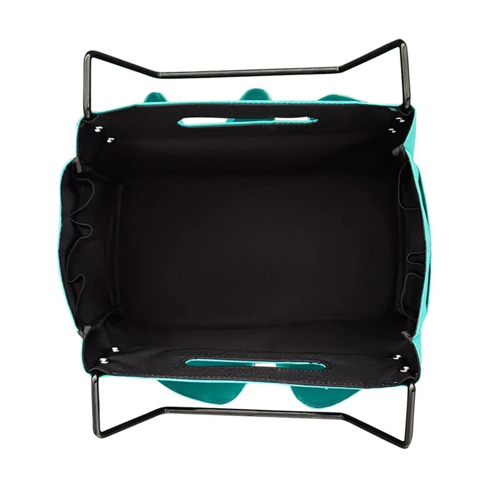 Telescoping Ladder Tool Bag Folding Herringbone Ladder Tool Storage Bag Waterproof Oxford Cloth Tool Organizers for Repair Work