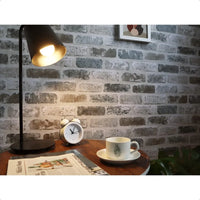 17.3"×118" Brick Peel and Stick Wallpaper Brick Wallpaper Grey Brown 3D Brick Self Adhesive Contact Paper Textured Removable Vi