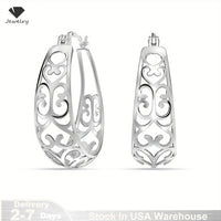 925 Sterling Silver Vintage Vine Series Earring Jewelry Versatile Hoop Earrings For Women Jewelry Fine Birthday Party Gifts USA