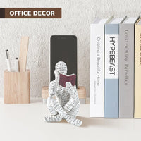 Home Decor Pulp Reading Women Thinker Statue Aesthetic  Decoration on Shelf Table Desk for Living Room Office Bedroom A