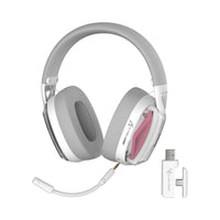 MAMBASNAKE x ATTACK SHARK L60 Lightweight Wireless Gaming Headset Over-Ear,Wired/BT/2.4GTri-Mode