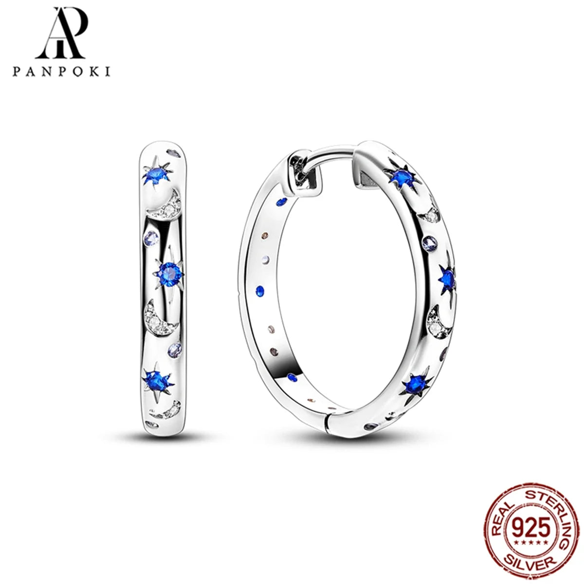 HOT 65 Style Sterling Silver 925 Pave Shiny CZ Heart Hoop Earrings Fit Original Earrings Fine Women Jewelry Fine Fashion Gifts