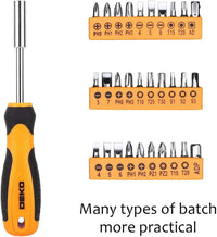 DEKO 100 Piece Home Repair Tool Set,General Household Hand Tool Kit with Plastic Tool Box Storage