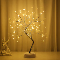 20 inch Bonsai Tree Light Tabletop USB Battery Operated Touch Switch for Party Festival Wedding Home Decor