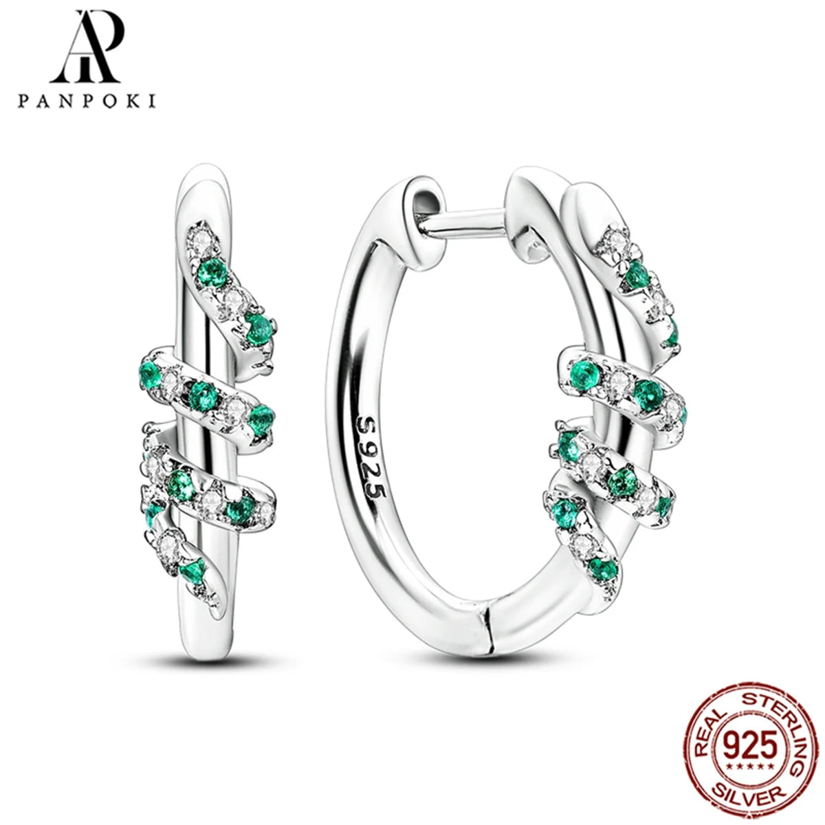 HOT 65 Style Sterling Silver 925 Pave Shiny CZ Heart Hoop Earrings Fit Original Earrings Fine Women Jewelry Fine Fashion Gifts