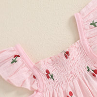 Toddler Girl Floral Print Ruffle Sleeve Top and Shorts Set Elastic Waistband Summer Outfit 2 Piece Baby Girl Clothes