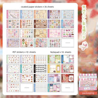 Mr. Paper 1Style 72Pcs/bag Good Mood Maker Cut Film Sticker Book DIY Handbook Scrapbook Phone Case Photo Frame Calendar
