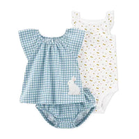 Summer Baby Girls Clothes Set Cotton Flower Fashion Infant Outfits Short Sleeved Bodysuit Shorts 3Pcs kids Clothing 6-24 Months