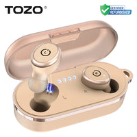 Refurbished TOZO TWS Earbuds AI Translate In Ear Bluetooth 5.3 Earphones with Mic ENC Touch Control  32 Preset EQs Support APP