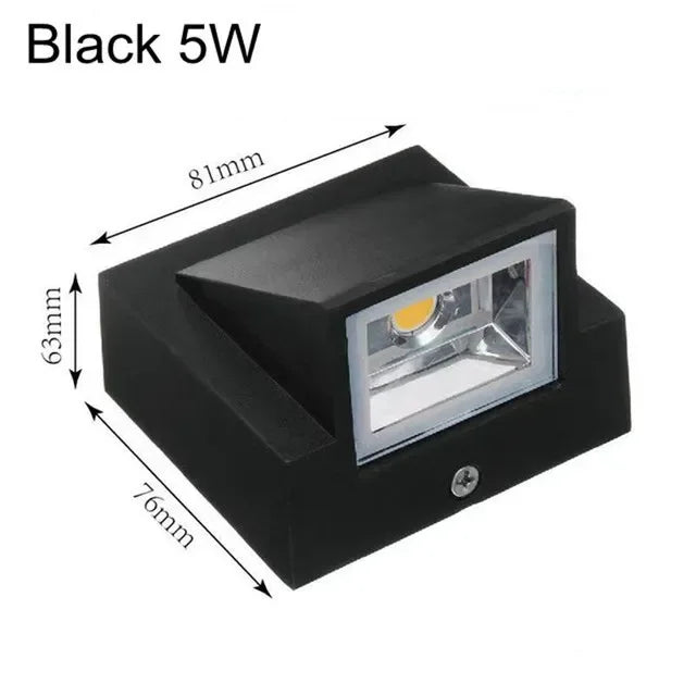 5W 10W Modern simple creative outdoor waterproof wall lamp LED courtyard lamps gate lamp terrace balcony garden wall light
