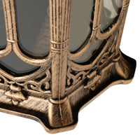 Antique Lantern Wall Lamp Sconce Porch Lamp Garden Outdoor Exterior Wall Light Wall Mount Waterproof Lantern E27