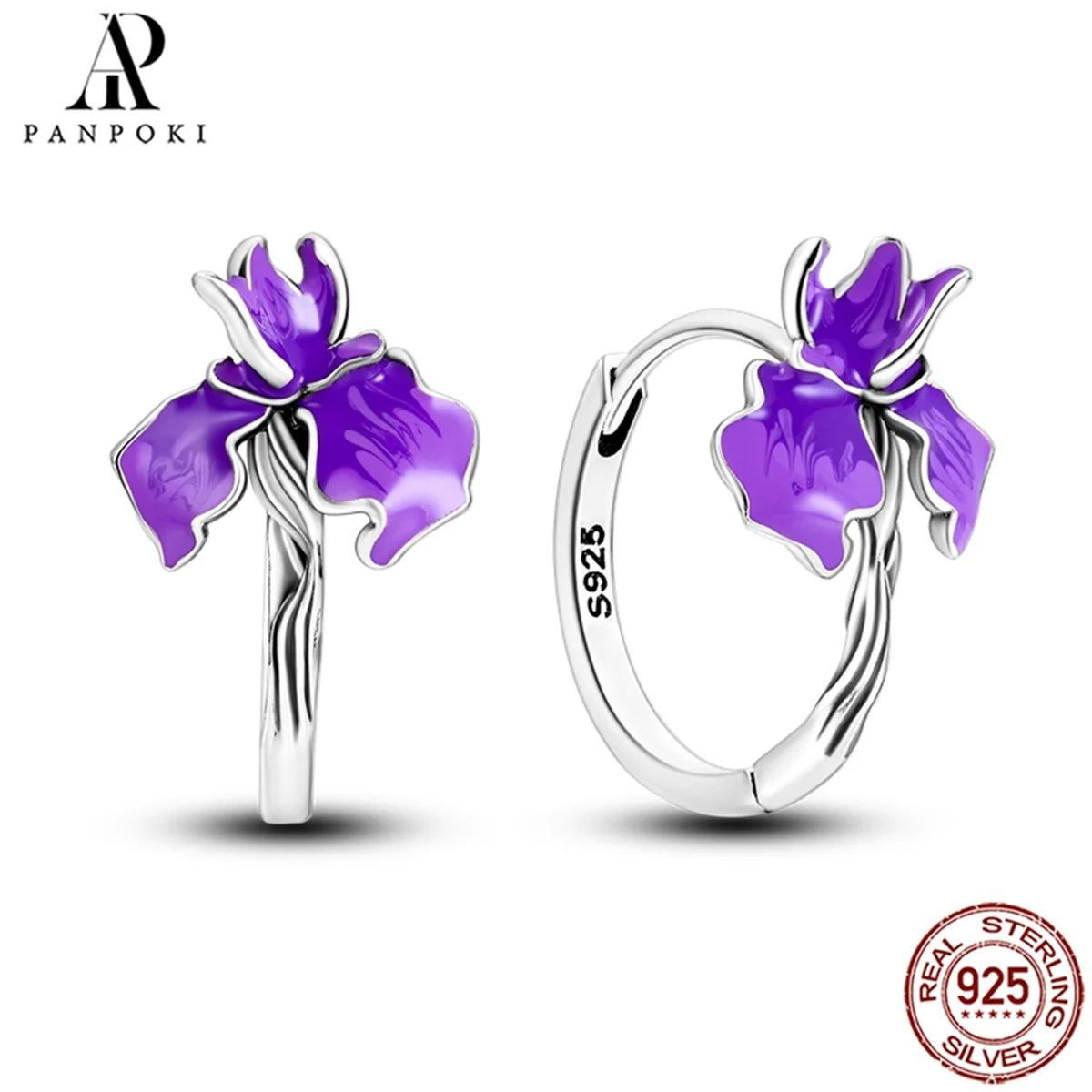 HOT 65 Style Sterling Silver 925 Pave Shiny CZ Heart Hoop Earrings Fit Original Earrings Fine Women Jewelry Fine Fashion Gifts