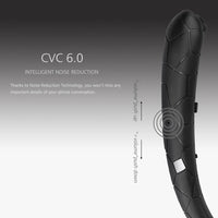 Neckband Headset Waterproof Running Headset Bluetooth-Compatible5.0 Noise Canceling Retractable Earbuds for Office Sports