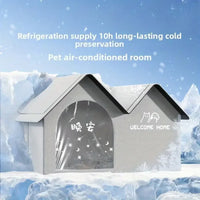 summer small middle Cat dog Ice House Air Conditioning BED Summer Cooling Tool Nest Dog Dog Four Seasons Pet Ice House