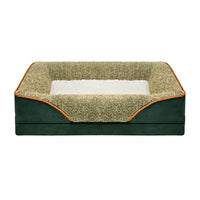 An oversized dog bed removable washable for all seasons, pet bed sofa, comfortable and soft cat sofa bed with raised edges,