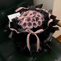 Sauce Eternal Life Flower Simulation Floral Soap Rose Bouquet Birthday Gift for Girlfriend and Best Friend Holiday