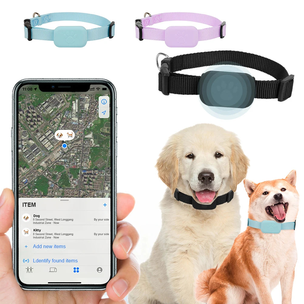 For iOS Puppy Collar Battery Operated Animal Tracking Movement Alert Collar Adjustable Pet Anti Lost Tracker Pet Supplies
