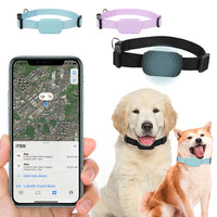 For iOS Puppy Collar Battery Operated Animal Tracking Movement Alert Collar Adjustable Pet Anti Lost Tracker Pet Supplies
