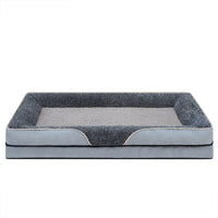 An oversized dog bed removable washable for all seasons, pet bed sofa, comfortable and soft cat sofa bed with raised edges,