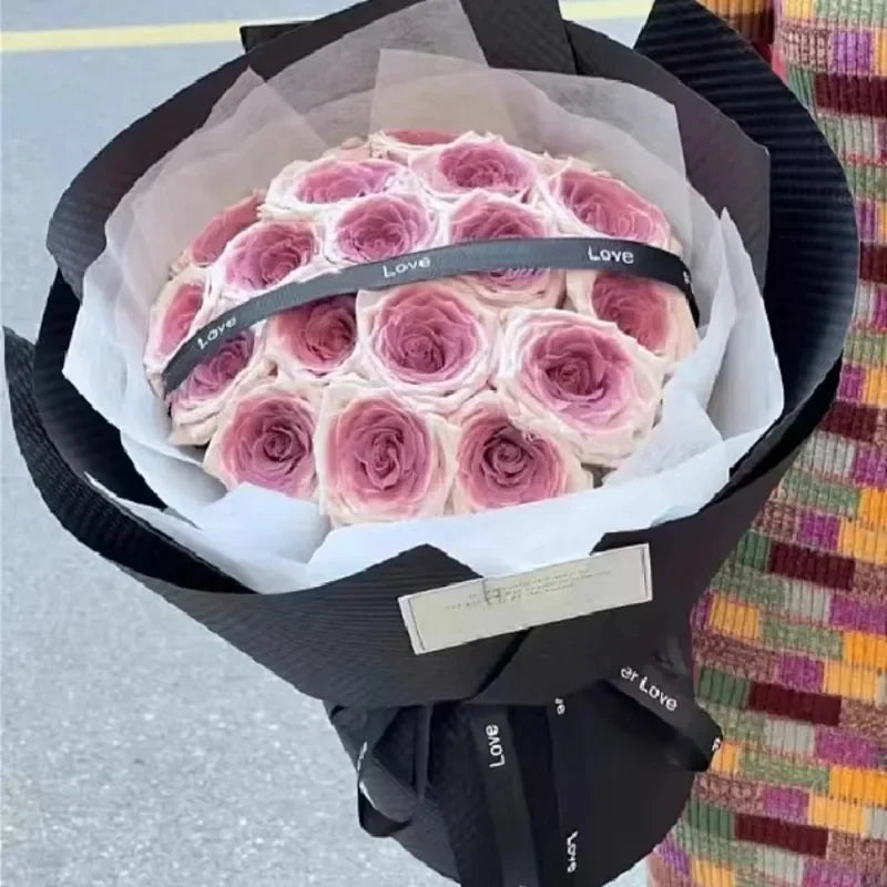 Sauce Eternal Life Flower Simulation Floral Soap Rose Bouquet Birthday Gift for Girlfriend and Best Friend Holiday