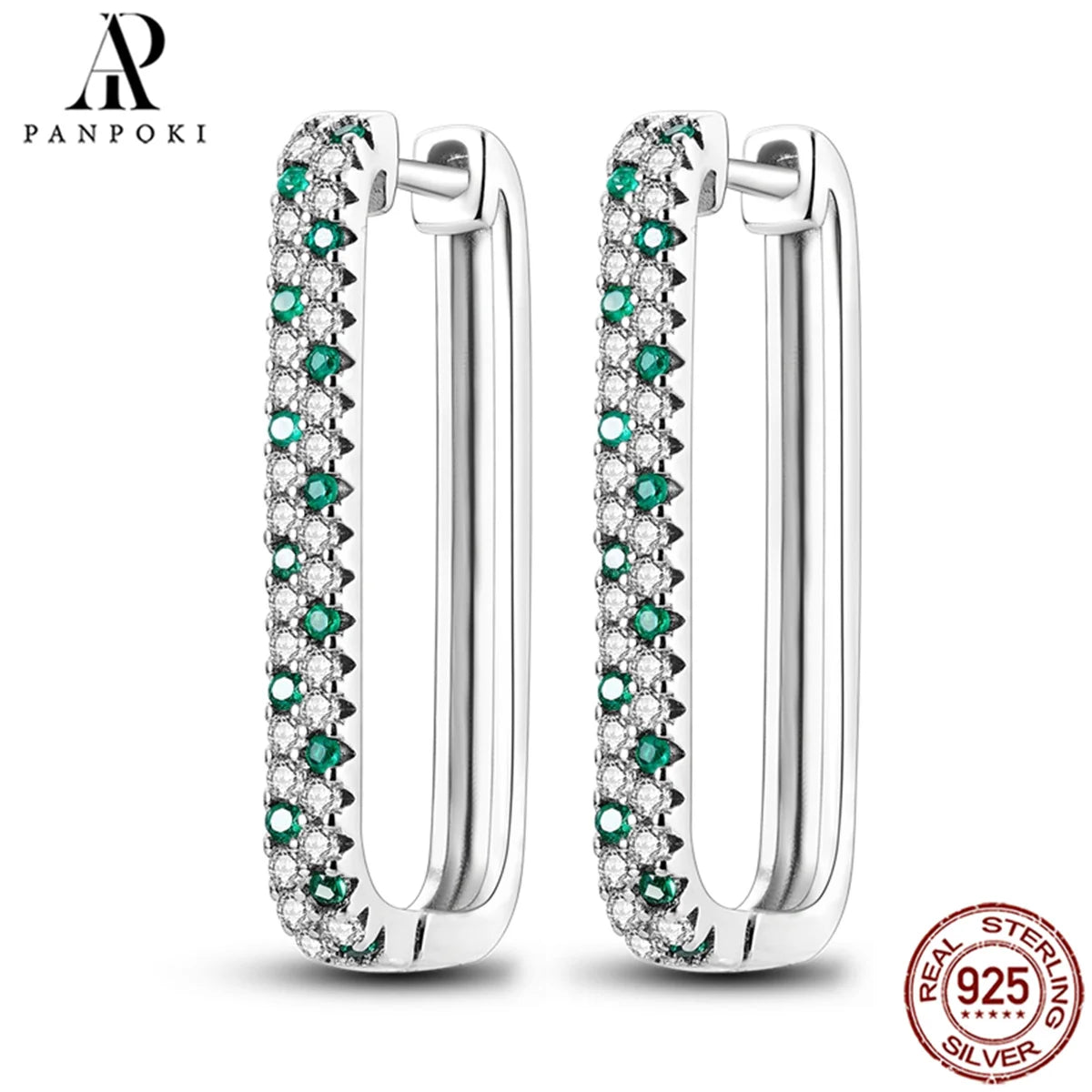 HOT 65 Style Sterling Silver 925 Pave Shiny CZ Heart Hoop Earrings Fit Original Earrings Fine Women Jewelry Fine Fashion Gifts