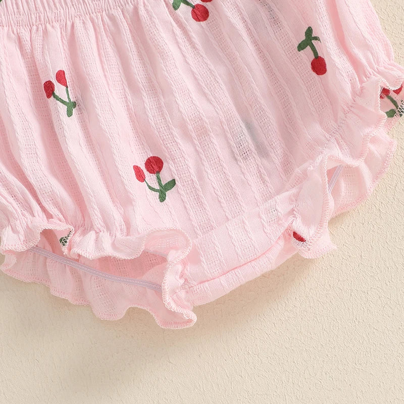 Toddler Girl Floral Print Ruffle Sleeve Top and Shorts Set Elastic Waistband Summer Outfit 2 Piece Baby Girl Clothes