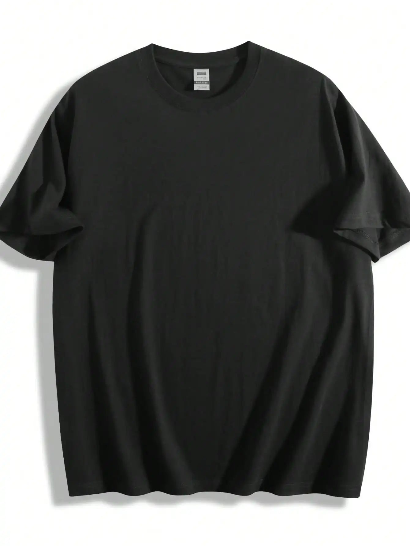 Plus Size Cleveland Indians Chief Wahoo Logo Black Short Sleeve T-Shirt Suitable for Outdoor Leisure Wear in Summer