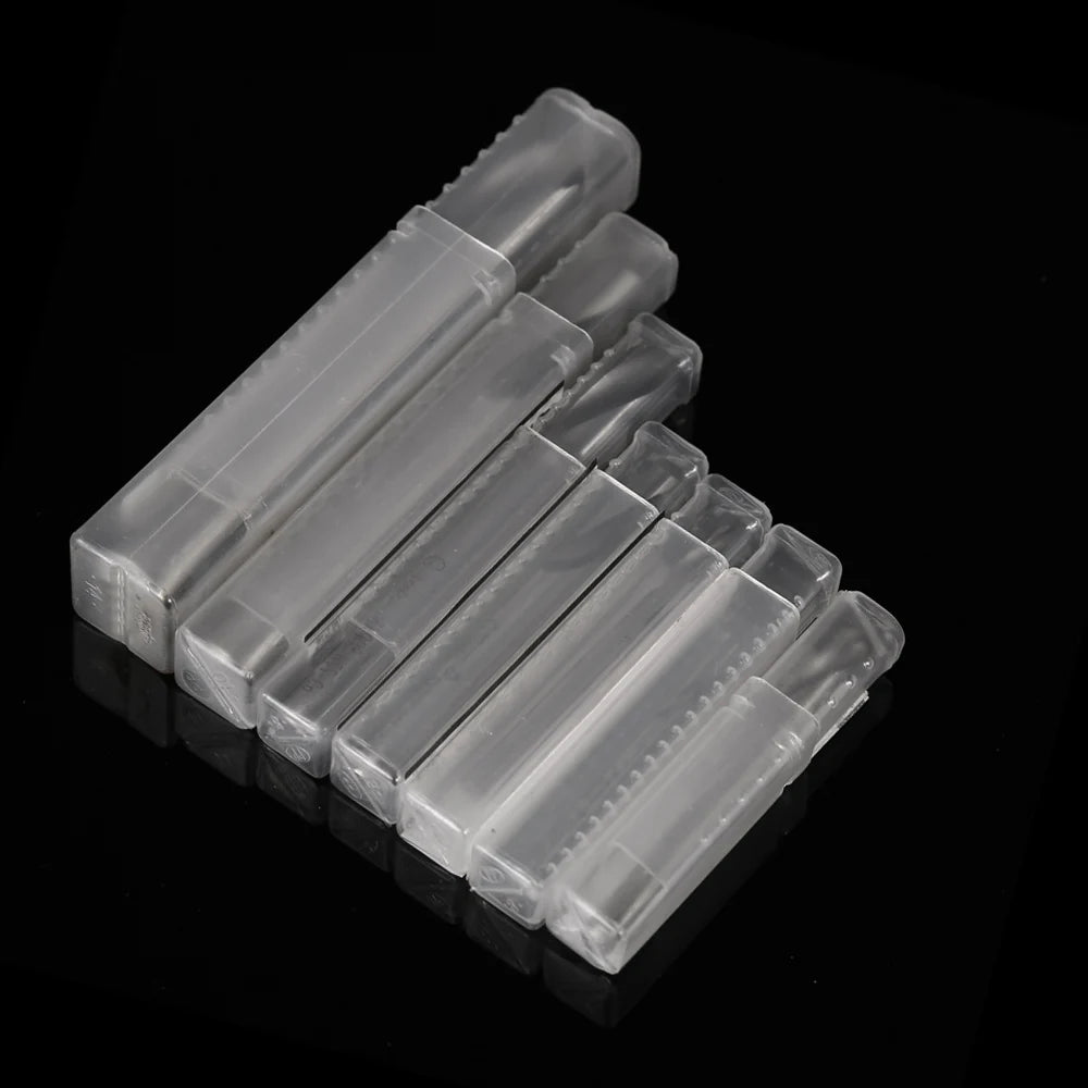 7PCS M42 HSS Drill Bits High Speed Steel Cobalt Spotting Drill Bits Set Round Shank 90 Degree Drilling Chamfering Tool 3mm-12mm