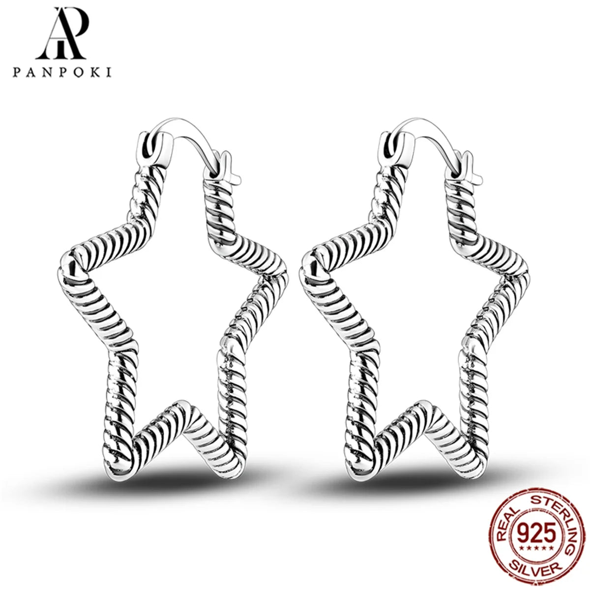 HOT 65 Style Sterling Silver 925 Pave Shiny CZ Heart Hoop Earrings Fit Original Earrings Fine Women Jewelry Fine Fashion Gifts