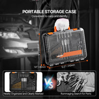 SucceBuy 70/100/101/246/318 PCs Drill Bit Set Screwdriver Bit Set Suitable Drilling and Screw Driving Drill Combo Bit Sets