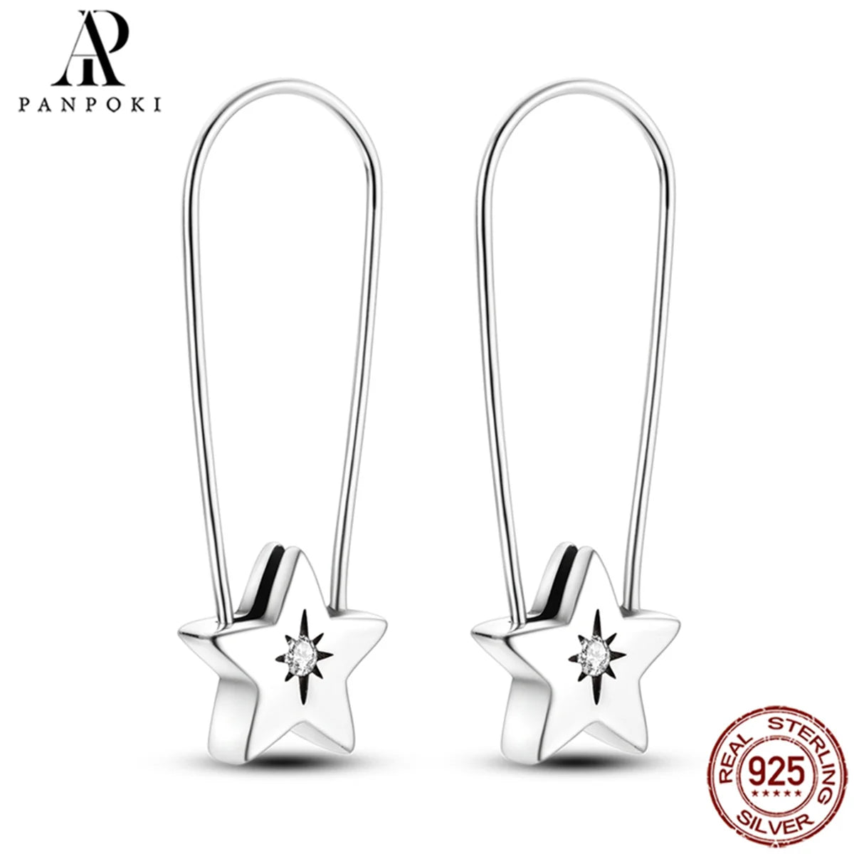 HOT 65 Style Sterling Silver 925 Pave Shiny CZ Heart Hoop Earrings Fit Original Earrings Fine Women Jewelry Fine Fashion Gifts