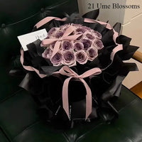 Sauce Eternal Life Flower Simulation Floral Soap Rose Bouquet Birthday Gift for Girlfriend and Best Friend Holiday